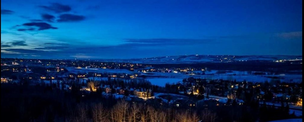 NIGHT FALLS IN ELBOW VALLEY ESTATES 